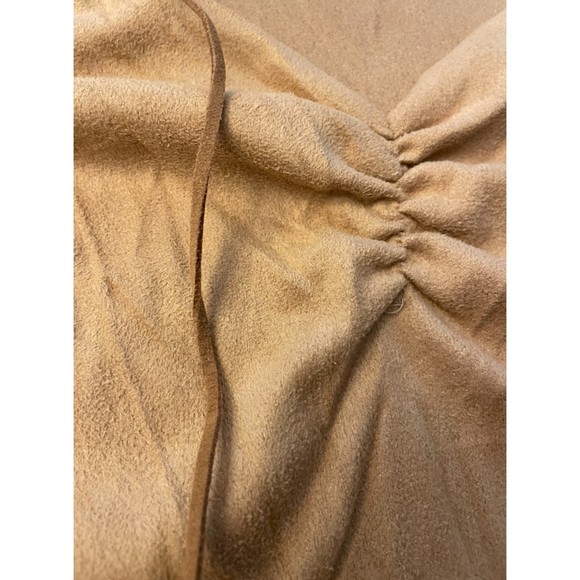 Vixen Vtg 90's Southwest Native American Faux Suede Feather Sleeveless Top Sz M - Picture 9 of 11